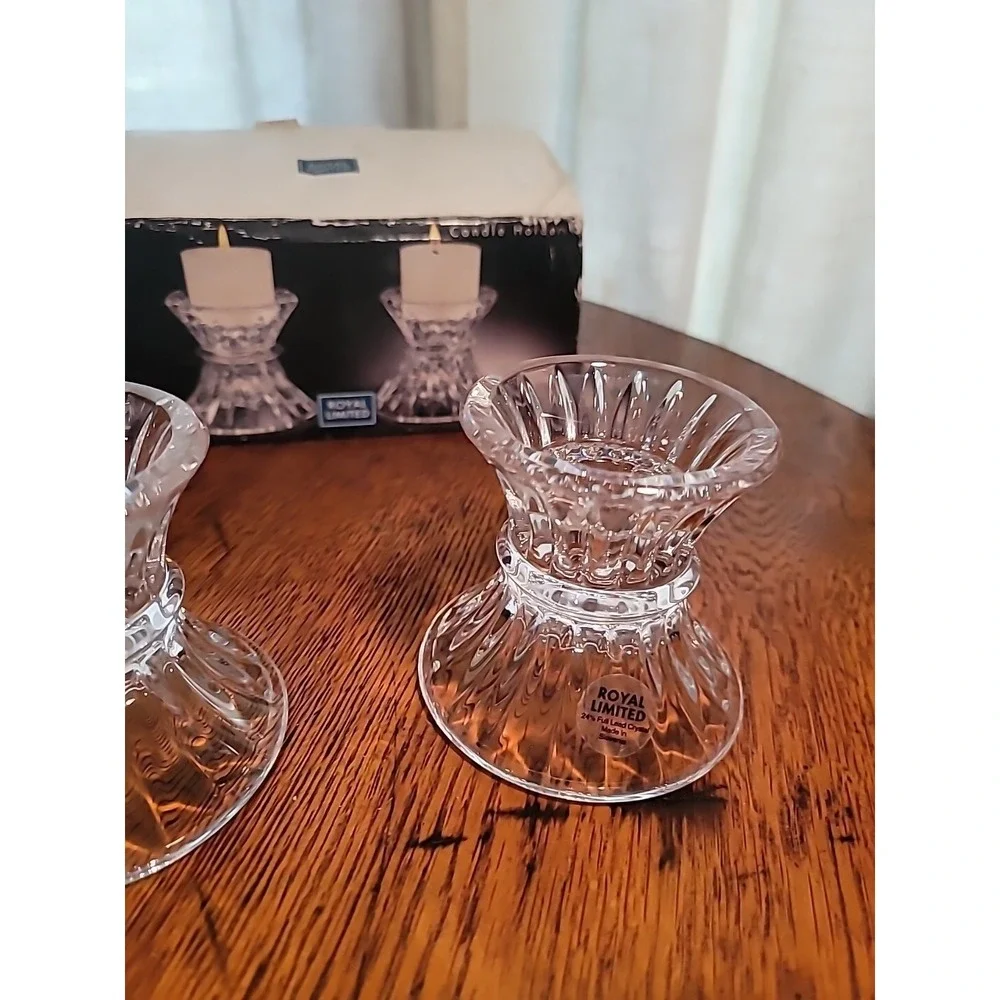 Candle Holders - Royal Limited 3.5 Inch New, Never Used, In Box